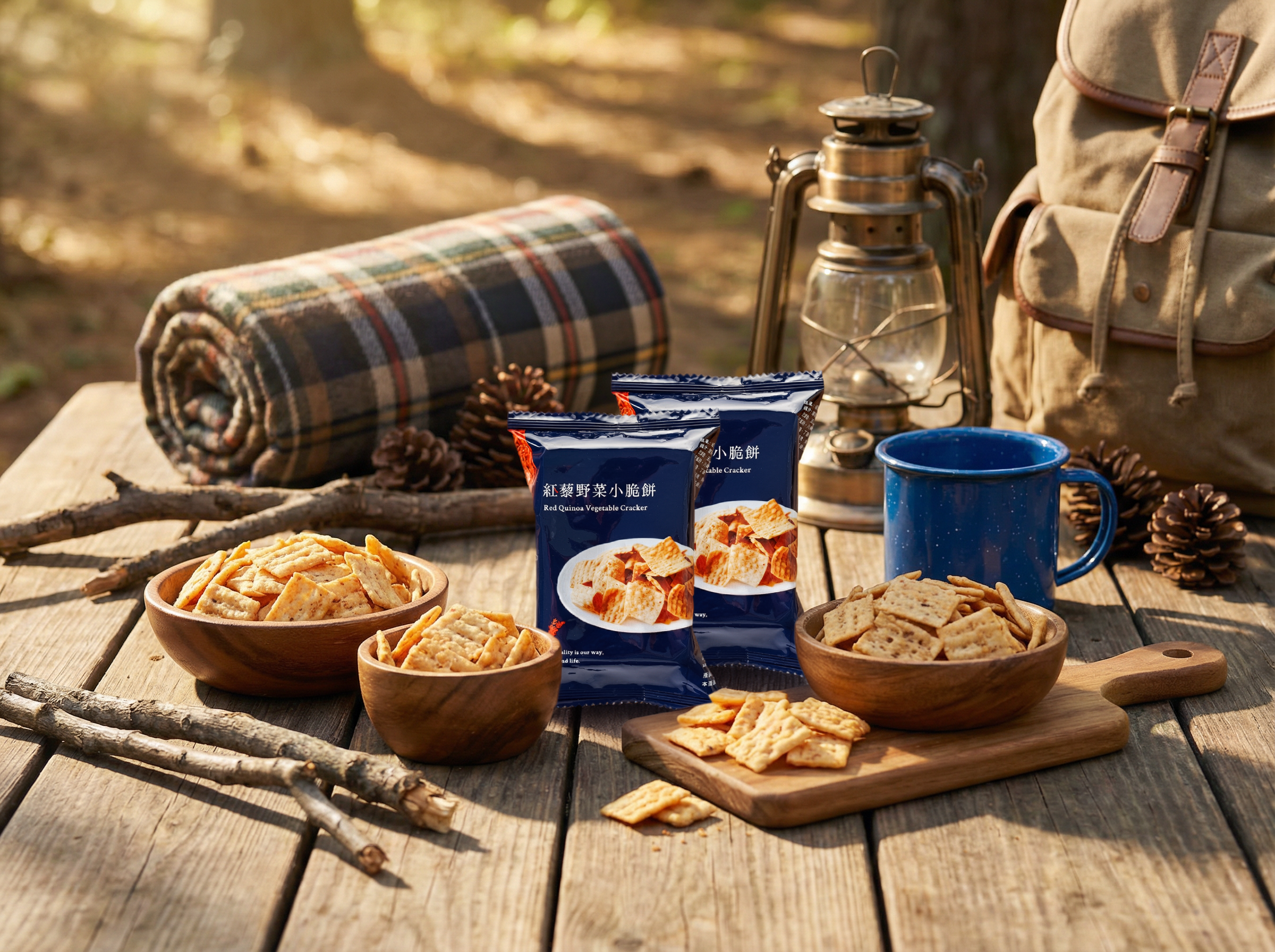 機上點心－紅藜野菜小脆餅