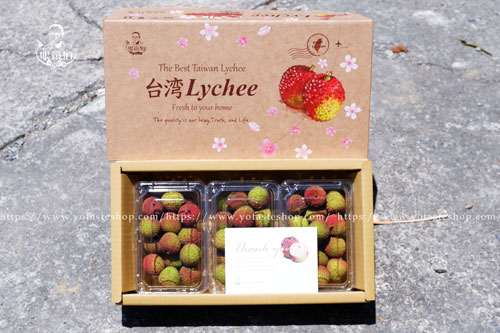 台灣玉荷包荔枝禮盒照片