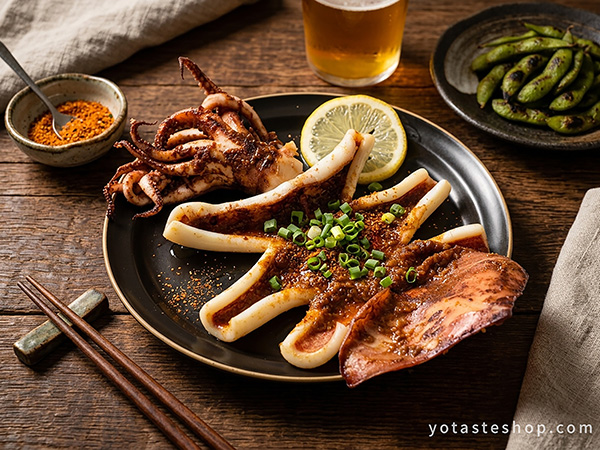 烤魷魚料理