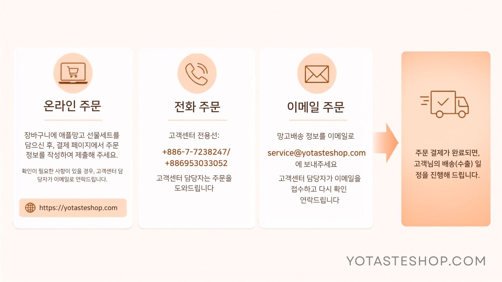 대만리치는 주문상황에 따라서 한국으로 수출 여부 결정할 것입니다 회원고객님들은 먼저 예약하시고 결제 안하셔도 됩니다. 리치를 한국으로 수출 확정되면 고객센터 담당자는 이메일으로 연락드리겠습니다