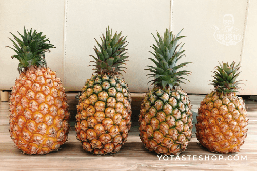 4顆金鑽鳳梨由大到小