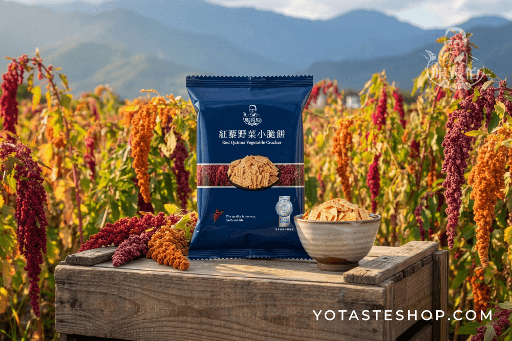 大人小孩長輩都可以吃 眼鏡伯紅藜小脆餅